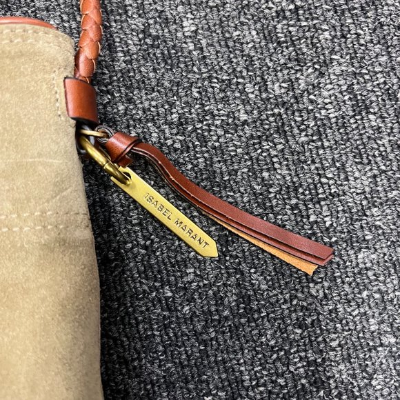 Isabel Marant Porte Epaule Taggy Bag in Khaki - Picture 6 of 7
